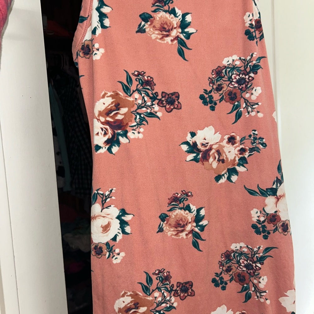Rue21 Floral Midi Dress - Pink and White